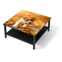 Klebefolie für Möbel Jack the Puppy - IKEA Hemnes Couchtisch 90x90 cm - schwarz