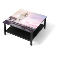 Klebefolie für Möbel Lighthouse - IKEA Hemnes Couchtisch 90x90 cm - schwarz