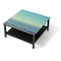 Klebefolie für Möbel Mehr Meer - IKEA Hemnes Couchtisch 90x90 cm - schwarz