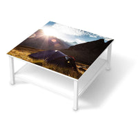 Klebefolie für Möbel Into the Wild - IKEA Hemnes Couchtisch 90x90 cm - weiss
