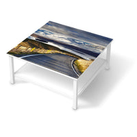 Klebefolie für Möbel New Zealand - IKEA Hemnes Couchtisch 90x90 cm - weiss