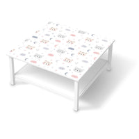 Klebefolie für Möbel Sweet Dreams - IKEA Hemnes Couchtisch 90x90 cm - weiss