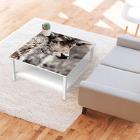 Klebefolie für Möbel Hirsch - IKEA Hemnes Couchtisch 90x90 cm - Wohnzimmer