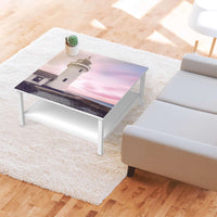 Klebefolie für Möbel Lighthouse - IKEA Hemnes Couchtisch 90x90 cm - Wohnzimmer