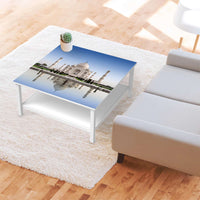 Klebefolie für Möbel Taj Mahal - IKEA Hemnes Couchtisch 90x90 cm - Wohnzimmer
