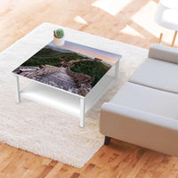 Klebefolie für Möbel The Great Wall - IKEA Hemnes Couchtisch 90x90 cm - Wohnzimmer