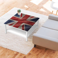 Klebefolie für Möbel Union Jack - IKEA Hemnes Couchtisch 90x90 cm - Wohnzimmer