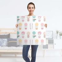 Klebefolie für Möbel Flying Animals - IKEA Kallax Regal 4 Türen - Folie