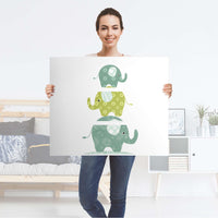 Klebefolie für Möbel Elephants - IKEA Malm Kommode 3 Schubladen - Folie