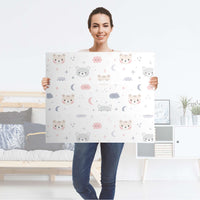 Klebefolie für Möbel Sweet Dreams - IKEA Malm Kommode 3 Schubladen - Folie