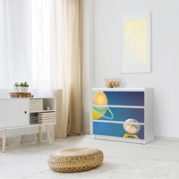 Klebefolie für Möbel Young Explorer - IKEA Malm Kommode 3 Schubladen - Schlafzimmer