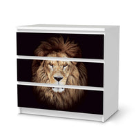 Klebefolie für Möbel Wild Eyes - IKEA Malm Kommode 3 Schubladen - weiss