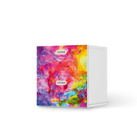 Klebefolie für Möbel Abstract Watercolor - IKEA Stuva / Fritids Kommode - 2 Schubladen - weiss