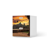 Klebefolie für Möbel Angkor Wat - IKEA Stuva / Fritids Kommode - 2 Schubladen - weiss