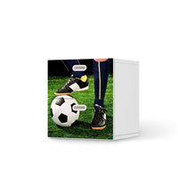 Klebefolie für Möbel Fussballstar - IKEA Stuva / Fritids Kommode - 2 Schubladen - weiss