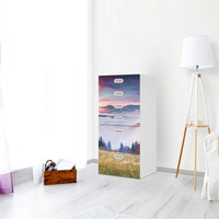 Klebefolie für Möbel Herbstwald - IKEA Stuva / Fritids Kommode - 6 Schubladen - Kinderzimmer