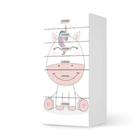 Klebefolie für Möbel Baby Unicorn - IKEA Stuva / Fritids Kommode - 6 Schubladen - weiss