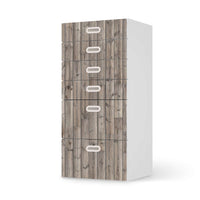 Klebefolie für Möbel Dark washed - IKEA Stuva / Fritids Kommode - 6 Schubladen - weiss