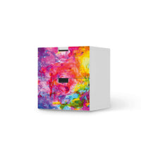 Klebefolie für Möbel Abstract Watercolor - IKEA Stuva Kommode - 2 Schubladen - weiss