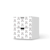 Klebefolie für Möbel Hoppel - IKEA Stuva Kommode - 2 Schubladen - weiss