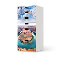 Klebefolie für Möbel Grand Canyon - IKEA Stuva Kommode - 6 Schubladen - weiss