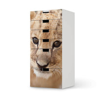 Klebefolie für Möbel Simba - IKEA Stuva Kommode - 6 Schubladen - weiss