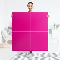 Klebefolie für Schränke Pink Dark - IKEA Besta Schrank Quadratisch 4 Türen - Folie