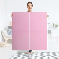 Klebefolie für Schränke Pink Light - IKEA Besta Schrank Quadratisch 4 Türen - Folie