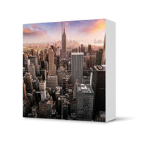 Klebefolie für Schränke Big Apple - IKEA Besta Schrank Quadratisch 4 Türen - weiss