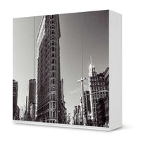 Klebefolie für Schränke Manhattan - IKEA Pax Schrank 201 cm Höhe - 4 Türen - weiss