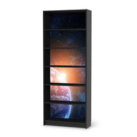Klebefolie Sunrise - IKEA Billy Regal 6 Fächer - schwarz