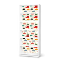 Klebefolie Cars - IKEA Billy Regal 6 Fächer - weiss