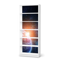 Klebefolie Sunrise - IKEA Billy Regal 6 Fächer - weiss