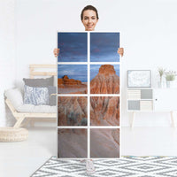 Klebefolie Outback Australia - IKEA Expedit Regal 8 Türen - Folie