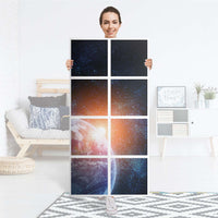 Klebefolie Sunrise - IKEA Expedit Regal 8 Türen - Folie