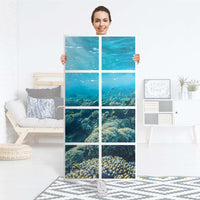Klebefolie Underwater World - IKEA Expedit Regal 8 Türen - Folie