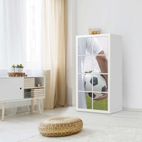 Klebefolie Footballmania - IKEA Expedit Regal 8 Türen - Kinderzimmer