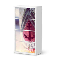 Klebefolie Anker 2 - IKEA Expedit Regal 8 Türen - weiss