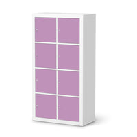 Klebefolie Flieder Light - IKEA Expedit Regal 8 Türen - weiss