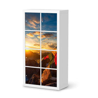 Klebefolie Tibet - IKEA Expedit Regal 8 Türen - weiss