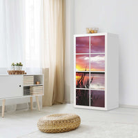 Klebefolie Dream away - IKEA Expedit Regal 8 Türen - Wohnzimmer