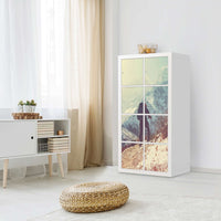 Klebefolie The sky is the limit - IKEA Expedit Regal 8 Türen - Wohnzimmer