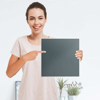 Klebefolie Blaugrau Light - IKEA Expedit Regal Tür einzeln - Folie