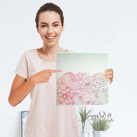 Klebefolie Floral Doodle - IKEA Expedit Regal Tür einzeln - Folie