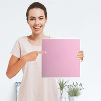 Klebefolie Pink Light - IKEA Expedit Regal Tür einzeln - Folie
