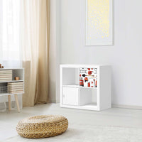Klebefolie Firefighter - IKEA Expedit Regal Tür einzeln - Kinderzimmer