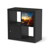 Klebefolie Tibet - IKEA Expedit Regal Tür einzeln - schwarz