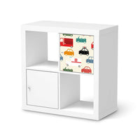 Klebefolie Cars - IKEA Expedit Regal Tür einzeln - weiss