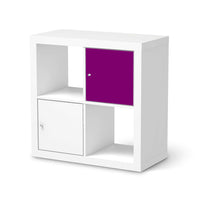 Klebefolie Flieder Dark - IKEA Expedit Regal Tür einzeln - weiss