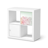 Klebefolie Floral Doodle - IKEA Expedit Regal Tür einzeln - weiss